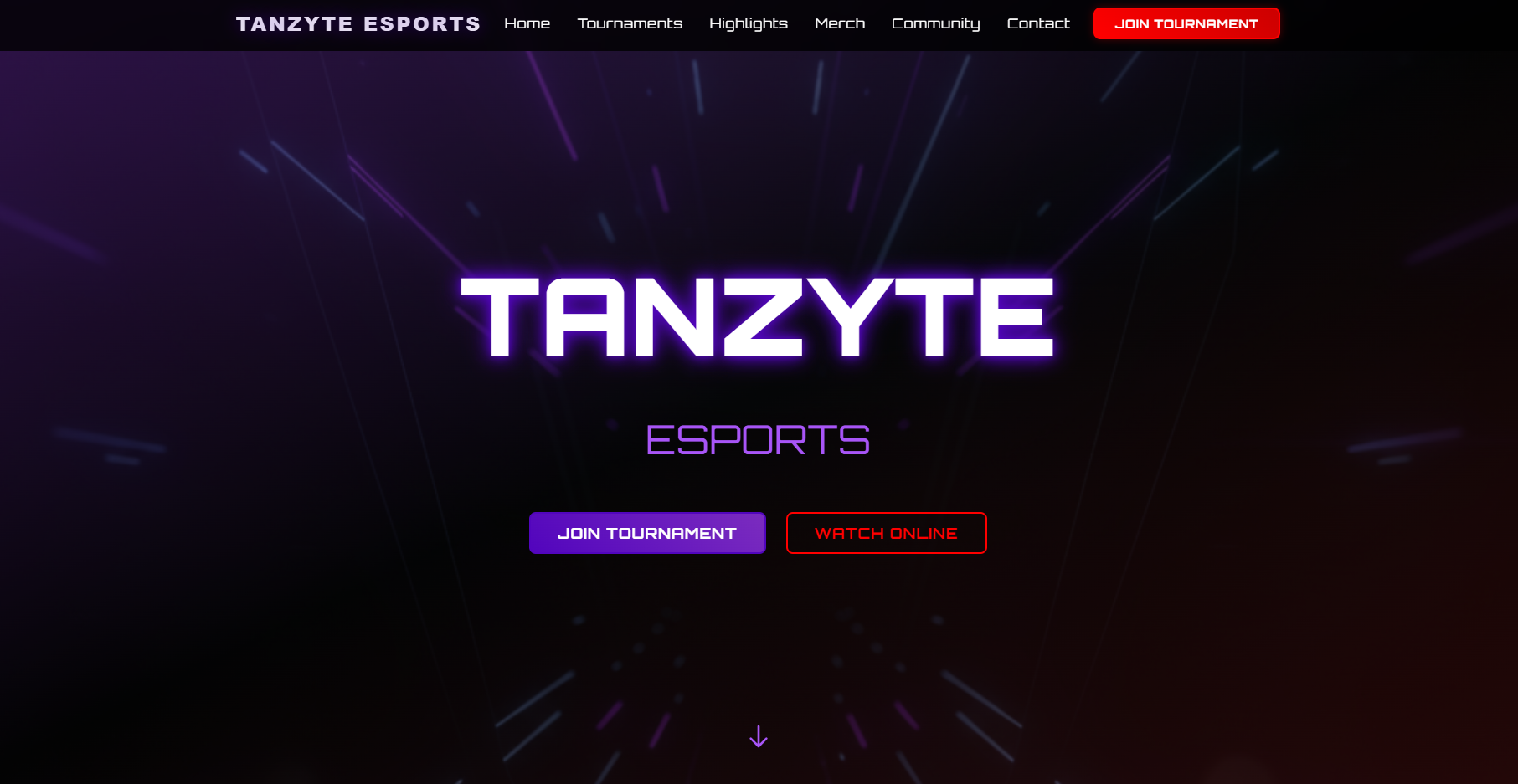 Modern Esports Website